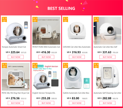 Self Cleaning Box For Pets