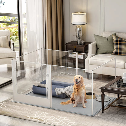 Large Acrylic Dog Playpen Fence